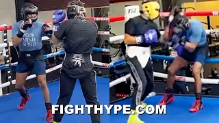 MOSLEY VS. VARGAS 3 SPARRING | AMADO VARGAS TRIES TO GET REVENGE ON SHANE MOSLEY WITH HARD BODY SHOT
