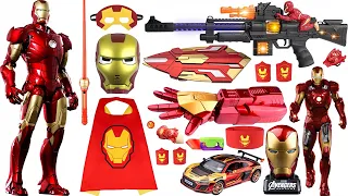 Iron Man Toys Collection Unboxing Review- Action figures,Cloak,Mask, gloves, pistol,Shield,spiderman