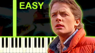 BACK TO THE FUTURE THEME - EASY Piano Tutorial