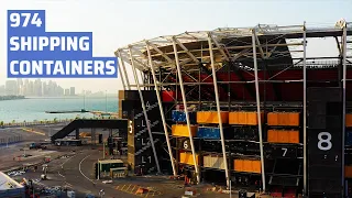 This Shipping Container Stadium Will Host The World Cup