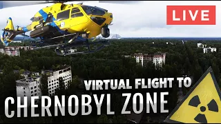 Virtual flight / excursion to Chernobyl zone | MSFS QHD