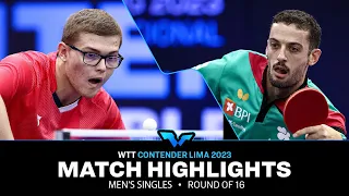 Alexis Lebrun vs Marcos Freitas | MS R16 | WTT Contender Lima 2023