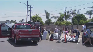 South Bay residents gather sandbags and board up businesses ahead of Hurricane Hilary