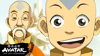 Aang's Past Life at the Air Temple ⬇️ Full Scene | Avatar: The Last Airbender