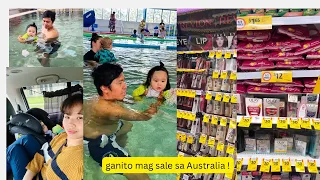 NAG ENJOY SI BABY SA SWIMMING| ANG DAMING SALES| NAKA HALF PRICE LAHAT|BUHAY AUSTRALIA|