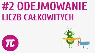 Odejmowanie liczb całkowitych #2 [ Działania na liczbach całkowitych ]