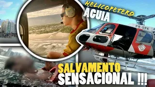 Salvamento impressionante com o Helicóptero Águia 🦅 ❗❗❗❗