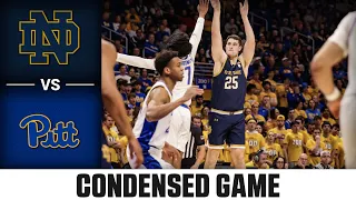 Notre Dame vs. Pitt Condensed Game | 2023-24 ACC Men’s Basketball