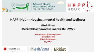 HAPPI Hour - Housing, mental health and wellness