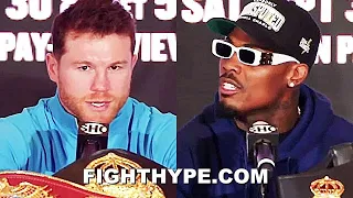 CANELO GETS ANNOYED & TELLS JERMELL CHARLO TO HIS FACE "GONNA FEEL IT" FOR DISRESPECTING SKILLS