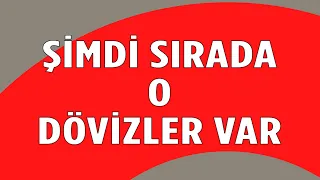 ŞİMDİ SIRADA O DÖVİZLER VAR