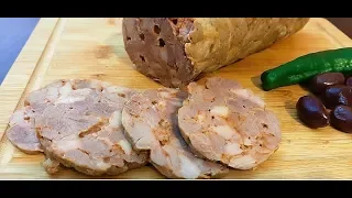 Domaća šunka bez konzervansa / Homemade pork ham without emulsifier