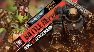 *10TH EDITION* Space Marines vs Orks | Warhammer 40k Battle Report