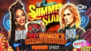 Bianca Belair vs Becky Lynch Raw Women’s Championship Full Match | WWE Summerslam 2022 | #summerslam