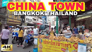 [4K] Chinatown Bangkok | Yaowarat Rd Daytime Walk 🇹🇭 Thailand 2022