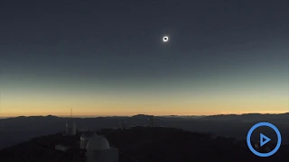 Total solar eclipse witnessed in Chile