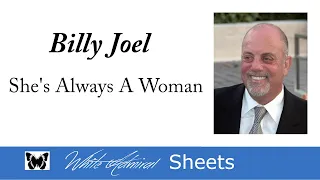 She's Always a Woman - Billy Joel (Piano Accompaniment)