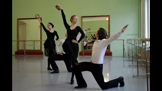 Зачёт по классическому танцу. Тарантелла. The competition for classical dance. Tarantella.