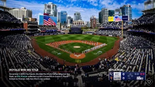 MLB The Show 22 Royals vs Mets Playoffs