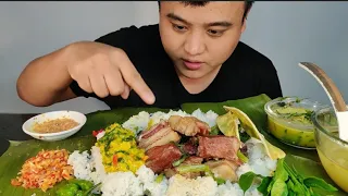 Mizo style//vawksa rep sial chi//bakkhate bai leh zawngtah// North East India Mukbang