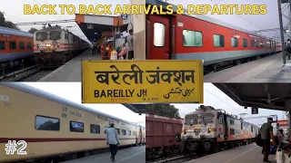 Early Morning Railfanning At Bareilly Junction [PART-2] : Back To Back Arrival & Departure Of Trains