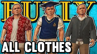 Bully - All Clothes and Outfits - 100% Completion