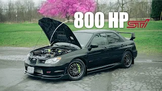 Driving An 800HP STI - It's Quite FAST - Pass The Keys