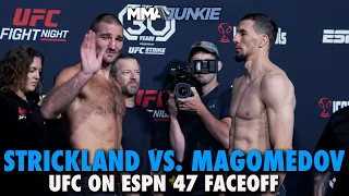 Sean Strickland, Abus Magomedov Have 'Awkward' Final Faceoff | UFC on ESPN 47