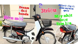 Honda Dream Thái Siêu Mới 1996 Máy nhật 3 Cục tem lửa ,Giá chỉ 3triệu giao xe toàn quốc ,giấy tờ đủ