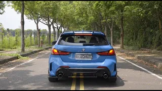Pure Sound! BMW F40 M135i xDrive ARMYTRIX Turbo-back Straight Piped Valvetronic Exhaust System