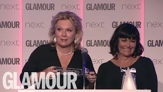 Jennifer Saunders and Dawn French Acceptance Speech | Women of The Year Awards 2016 | Glamour UK