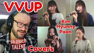 VVUP (비비업) [COVVER] KIM Magnetic, PAAN What Was I Made For, HYUNNY Fate, KIM Easy on Me reaction