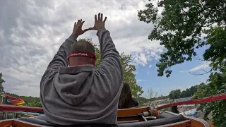 Comet Back Seat On Ride POV. Waldameer Park. Erie, PA