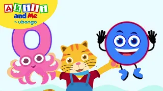 Squares and Circles Around Us! | Numbers & Shapes with Akili and Me | African Educational Cartoons