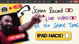 How to Record iPad Camera and Screen at the Same Time Educational Video Tutorial Pro