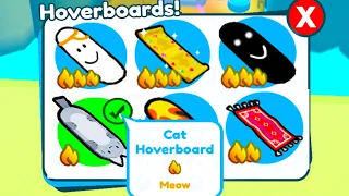 How To UNLOCK the RAREST HOVERBOARDS in Pet Simulator X...