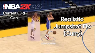 2K24 CURRENT/OLD GEN | REALISTIC JUMPSHOT FIX (S.CURRY)