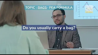 BAGS - IELTS  speaking part 1 model answer