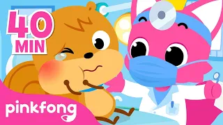 I Have a Toothache!🦷 😭 | Hospital Play | +Compilation | Pinkfong Songs for Children