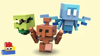 LEGO Minecraft: Glare, Allay, and Copper Golem Tutorials (Mob Vote 2021)