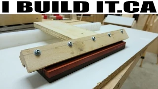 Make This Planer Blade Sharpening Jig