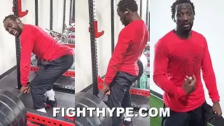 TERENCE CRAWFORD GETTING SWOLE & STRONG AS AN OX; LIFTS 455 POUNDS WITH EASE