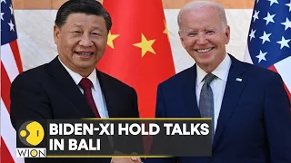 U.S. President Joe Biden holds talks with Chinese President Xi Jinping amid simmering tensions