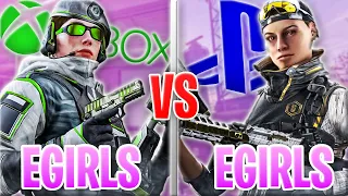 Can Xbox E-Girls Beat PS5 E-Girls? - RAINBOW SIX SIEGE