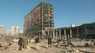 Mehrere Tote bei Angriff auf Einkaufszentrum in Kiew | AFP