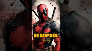 Deadpool Cast Then and Now (2016-2024) #shorts #evolution