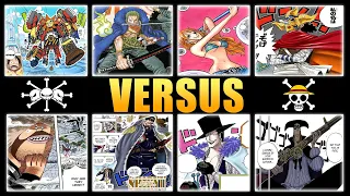 LUFFY VS KUROHIGE: Estos son los Enfrentamientos Finales entre las dos Bandas! - Teoria One Piece