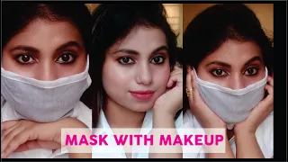 HOW TO MAKE YOUR MAKEUP LAST UNDER A FACE MASK! MAKEUP WITH FACE MASK ||