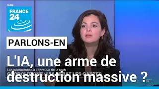 Asma Mhalla, chercheuse : "Dans la guerre, l’IA est une arme de destruction massive" • FRANCE 24