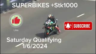SUPERBIKES and STK 1000 qualifying 1/6/2024
